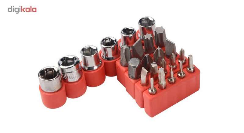 مجموعه 26 عددی آچار بکس و سری پیچ گوشتی مدل GM-212