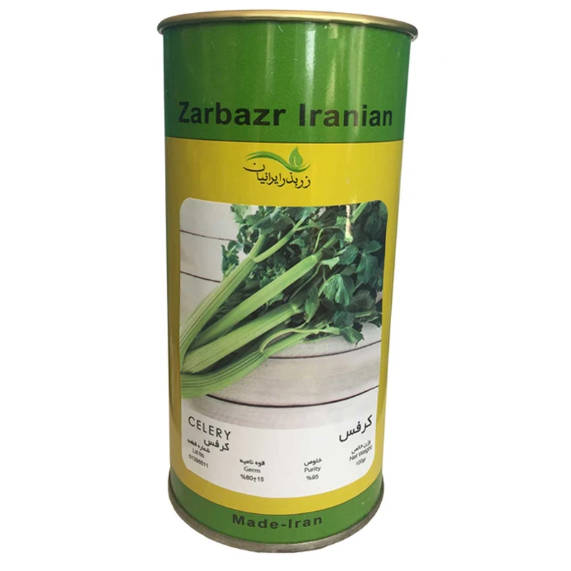بذر کرفس زر بذر ایرانیان قوطی 100 گرمی مدل GH100g-33