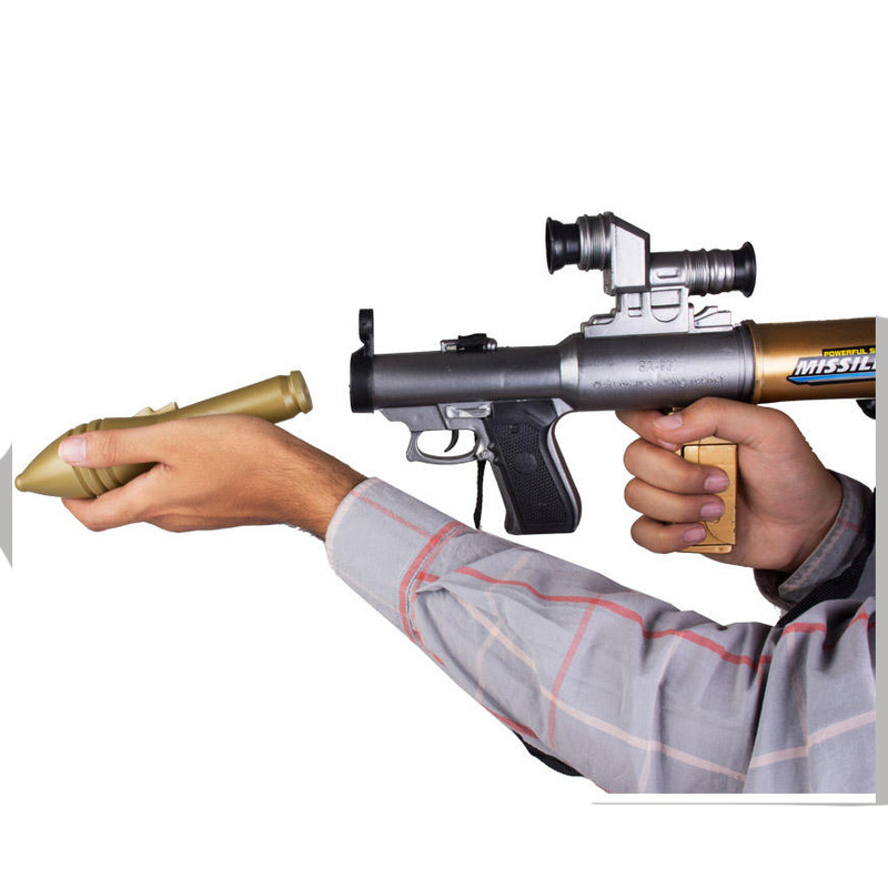 ست تفنگ بازی مدل RPG-M60 ست تفنگ بازی مدل RPG-M60