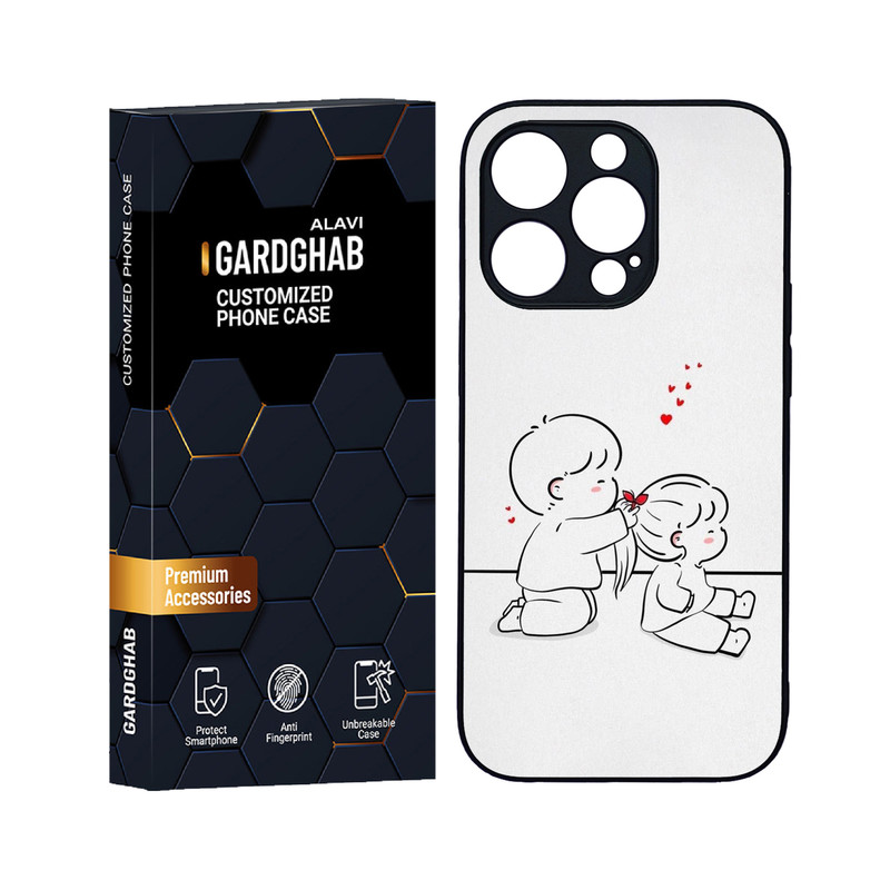 کاور گارد قاب علوی مدل دورژله ای فانتزی مناسب برای گوشی موبایل اپل iPhone 14 Pro