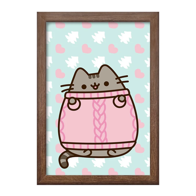 تابلو خندالو طرح پوشین گربه بامزه کد 26597