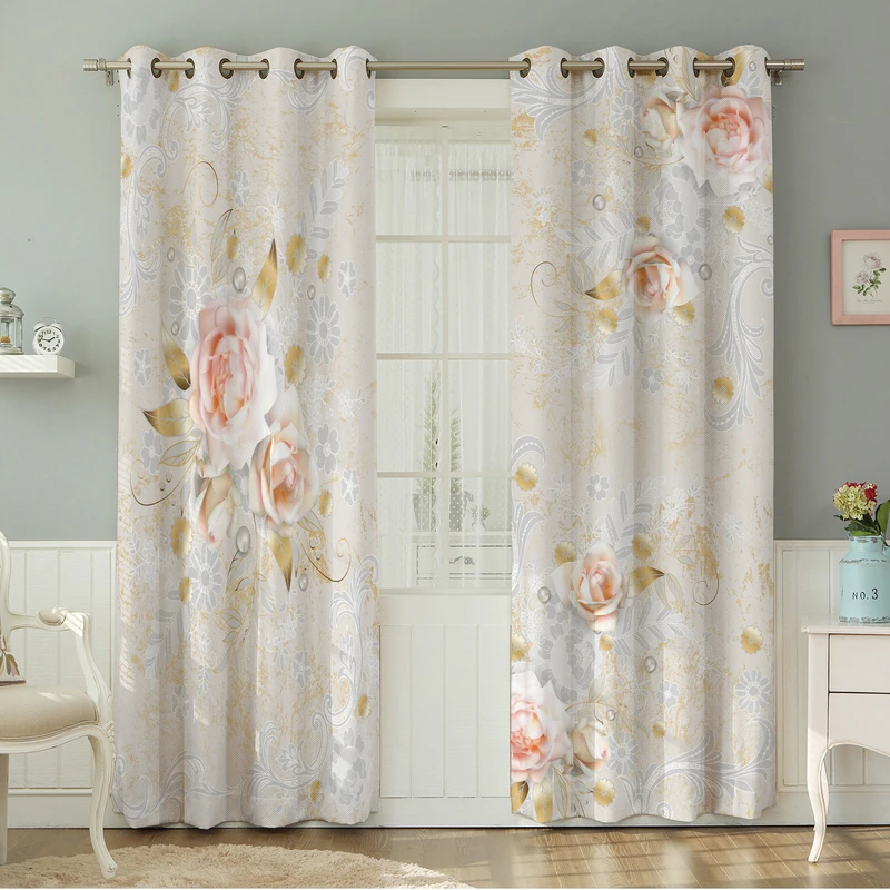 پرده نیروانا طرح مدرن  مدل هازان کد 4599 سایز 140×280 سانتی متر