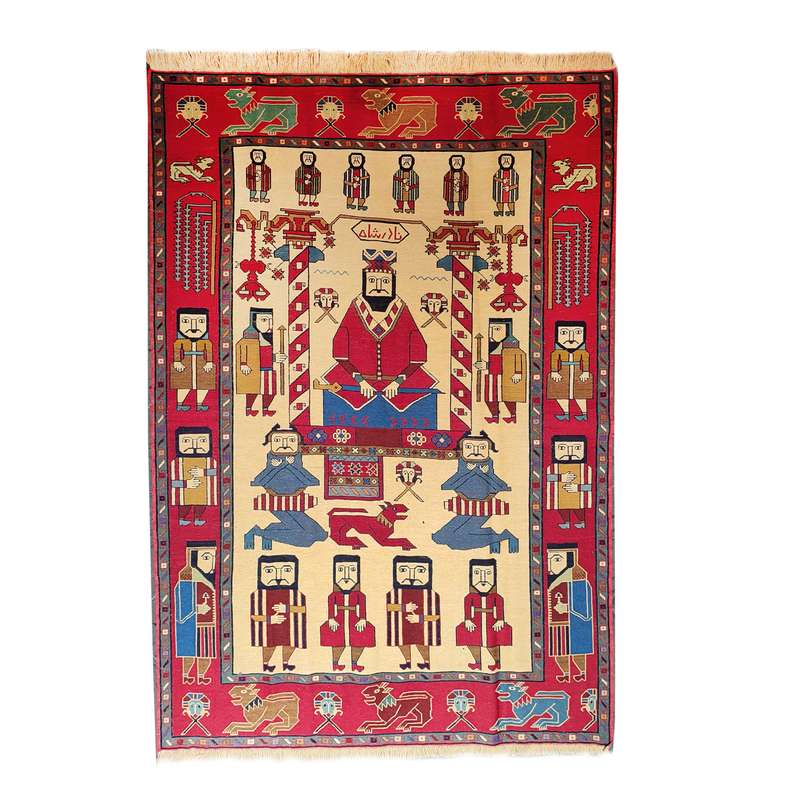 گلیم دستباف سه متری مدل AA66