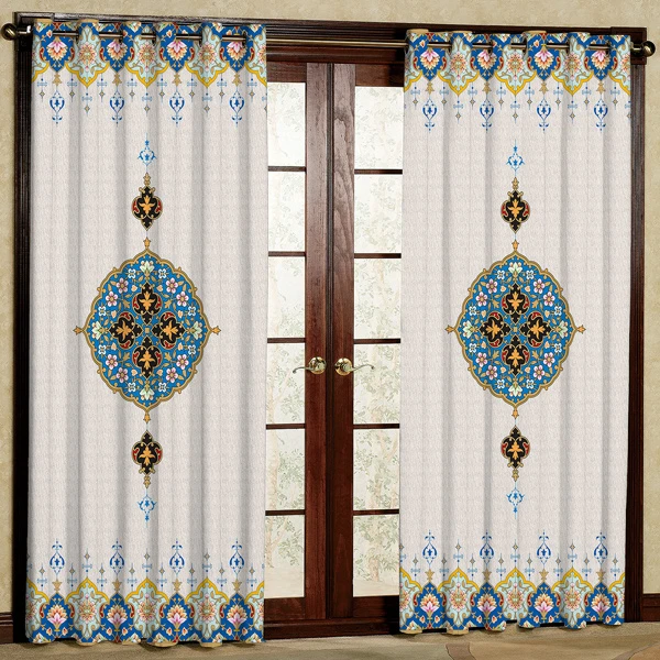 پرده مدل مخمل پانچی کد 7627 سایز 280x140 سانتی متر