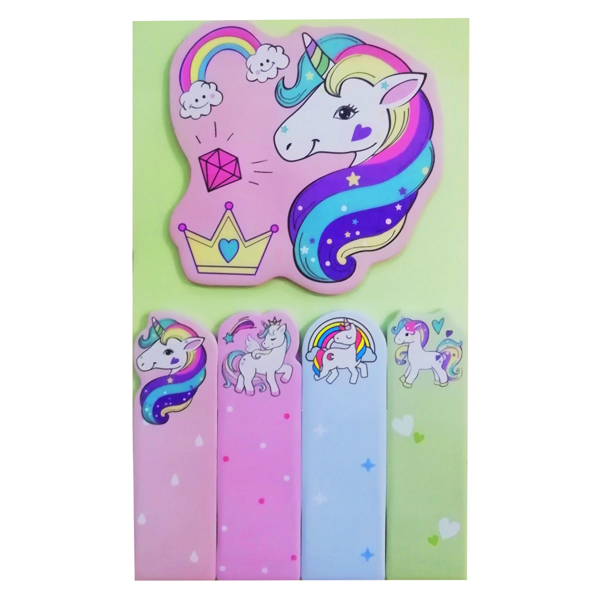 کاغذ یادداشت چسب دار طرح یونیکورن کد 7002