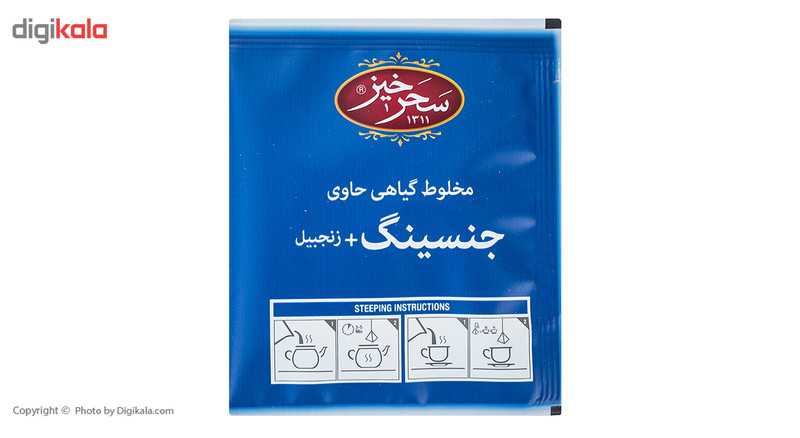 دمنوش کیسه ای هرمی انرژی سحرخیز بسته 12 عددی