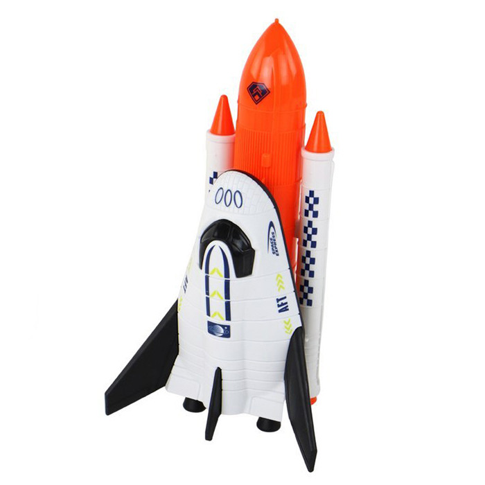 اسباب بازی مدل فضاپیما و هواپیمای فضایی طرح موشک شاتل فضانورد کد H323/3 مجموعه 8 عددی