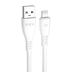 کابل تبدیل USB به لایتنینگ پی زد ایکس مدل V115 طول 1 متر