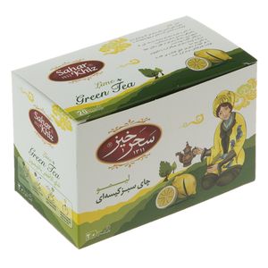 نقد و بررسی چای سبز کیسه ای لیمو سحرخیز بسته 20 عددی توسط خریداران