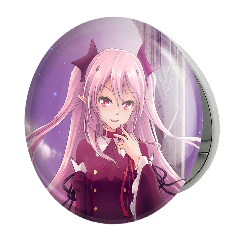 آینه جیبی خندالو طرح کورل تپس انیمه اسرافیل پایانی مدل تاشو کد 12629 