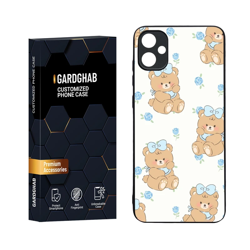 کاور گارد قاب مدل دورژله ای پشت گلس فانتزی مناسب برای گوشی موبایل سامسونگ Galaxy A05