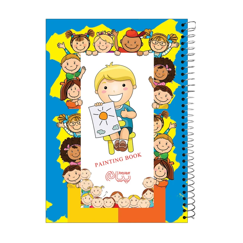 دفتر نقاشی 50 برگ پیام طرح KIDS کد 5050