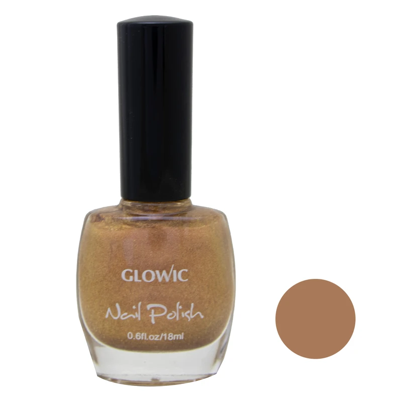 لاک ناخن گلویک مدل GLO شماره 34