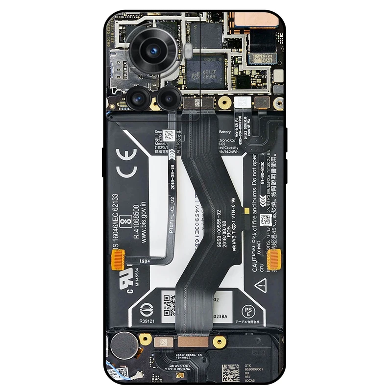 کاور مگافون طرح برد موبایل مدل 8004 مناسب برای گوشی موبایل وان پلاس Ace