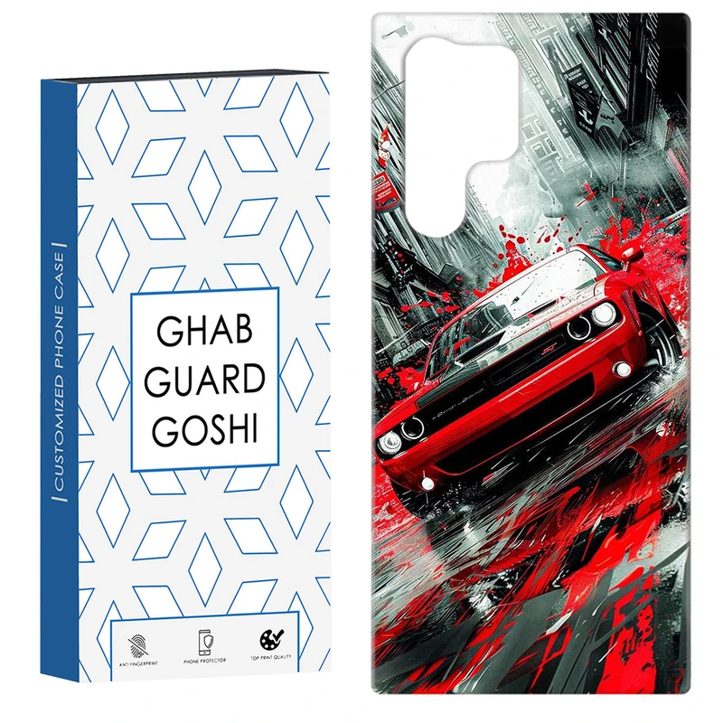 کاور قاب گارد گوشی طرح ماشین کد Dimo-091 مناسب برای گوشی موبایل سامسونگ Galaxy S22 ULTRA