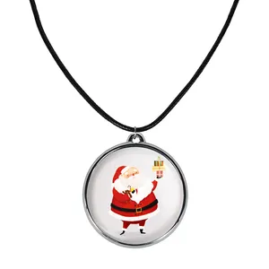 گردنبند خندالو مدل کریسمس Christmas کد 2214622149