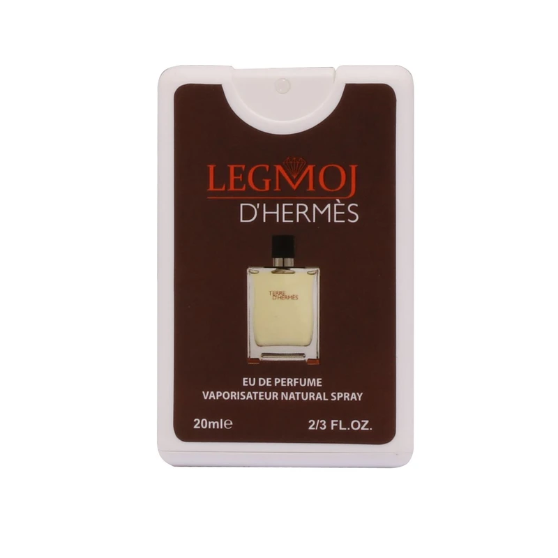 عطر جیبی مردانه لغموژ مدل d hermes حجم 20 میلی لیتر
