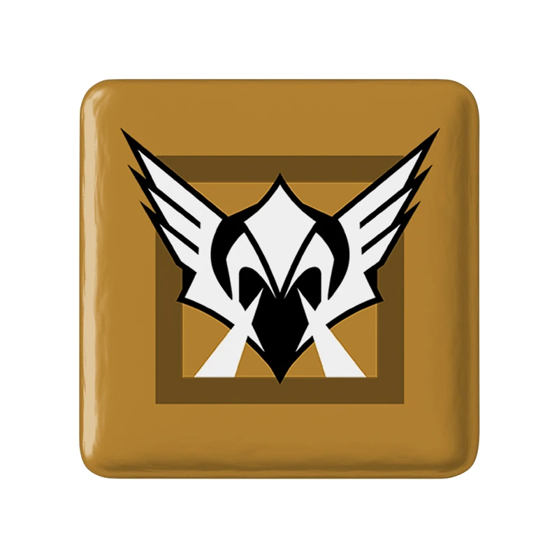 مگنت خندالو طرح valkyrie  بازی رینبو سیکس سیج  مدل مربعی کد 30379