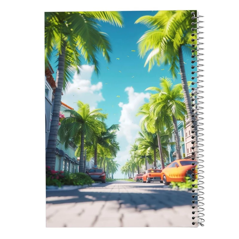 دفتر نقاشی 50 برگ مدوپد مدل درخت نخل کد DF15216