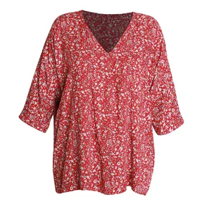 بلوز آستین سه ربع زنانه مدل 5342