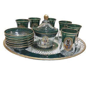 سرویس چای خوری 14 پارچه 6 نفره طرح ناصری