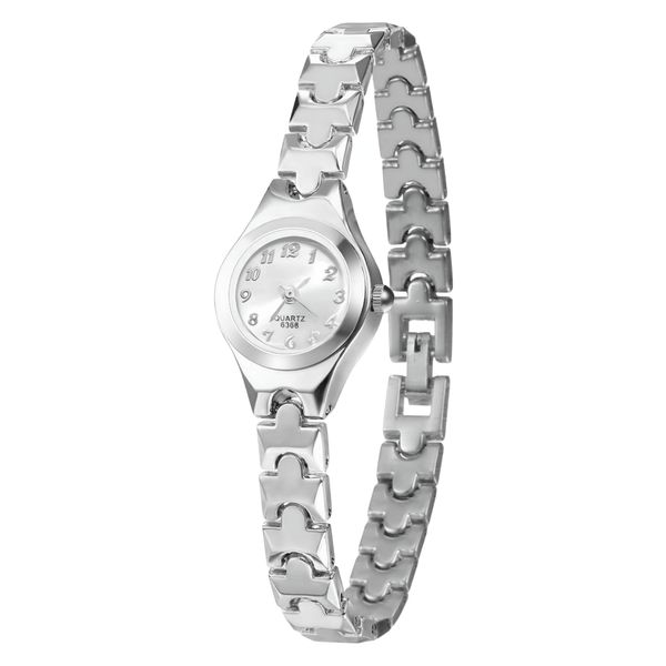 ساعت مچی عقربه‌ای کوارتز زنانه مدل بند دستبندی لوکس کد ۱.۱ 