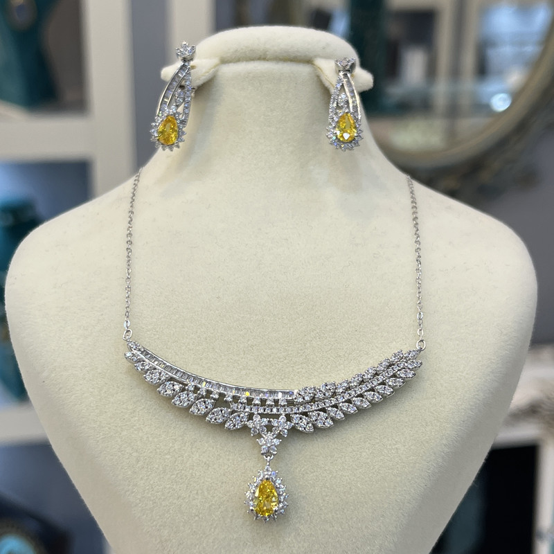 نیم ست نقره زنانه مدل 3345