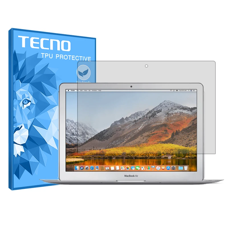 محافظ صفحه نمایش شفاف تکنو مدل Resistant مناسب برای لپ تاپ اپل Macbook air 13 2017