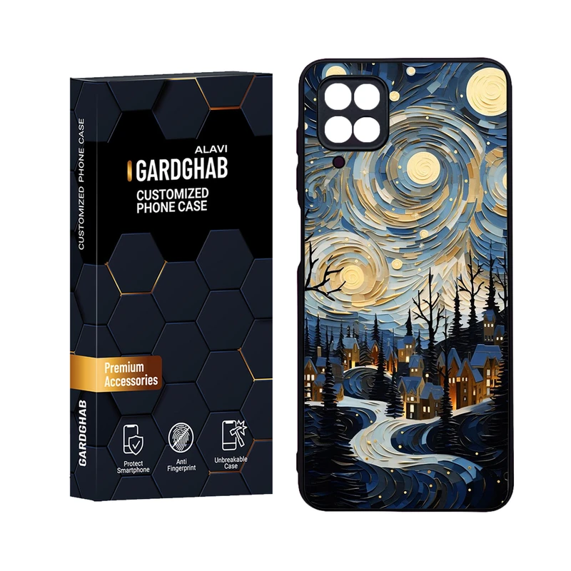 کاور گارد قاب علوی مدل Glass مناسب برای گوشی موبایل سامسونگ Galaxy A12