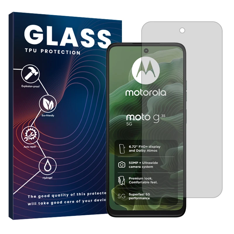 محافظ صفحه نمایش مات گلس مدل Resistant مناسب برای گوشی موبایل موتورولا Moto G35