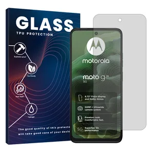 Glass Resistant model transparent screen protector suitable for Motorola Moto G35 Mobile phone