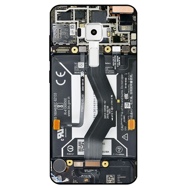 کاور مگافون طرح برد موبایل مدل 8004 مناسب برای گوشی موبایل ایسوس Zenfone 3 / ZE552KL