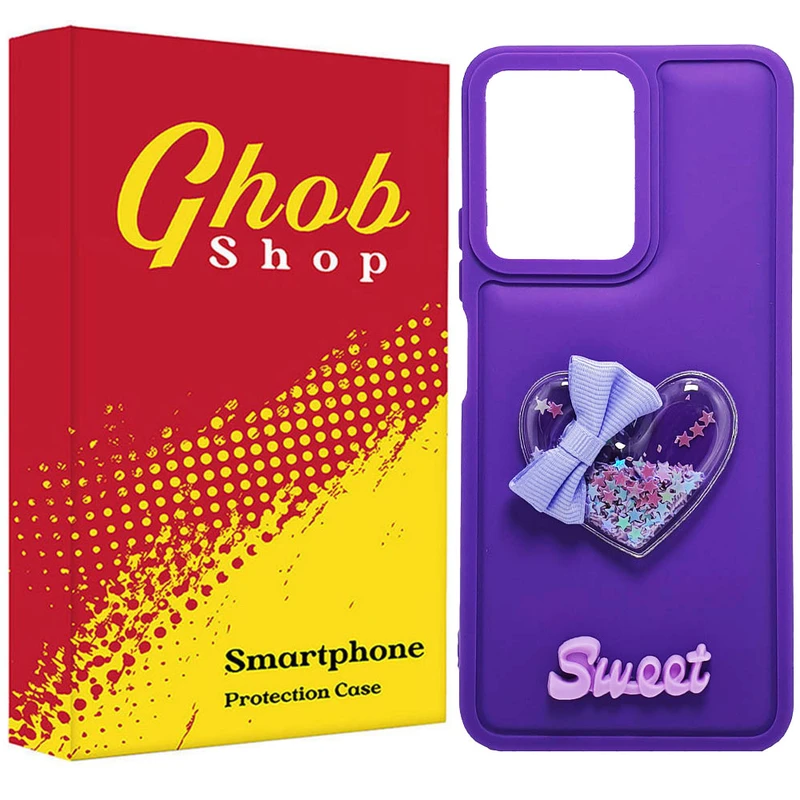 کاور قاب شاپ طرح قلب مدل GHALB مناسب برای گوشی موبایل شیائومی Redmi Note 12 4G