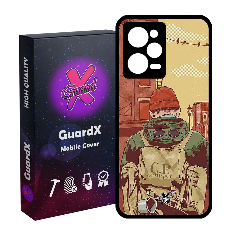 کاور گارد ایکس طرح Man مدل Glass10348 مناسب برای گوشی موبایل شیائومی Redmi Note 12 Pro 5G/Poco X5 Pro 5G/Note 12 Pro Pro speed
