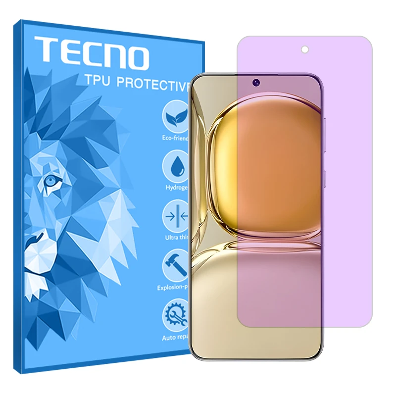 محافظ صفحه نمایش فیلتر بنفش تکنو مدل Eye Care مناسب برای گوشی موبایل هوآوی P50 Pro