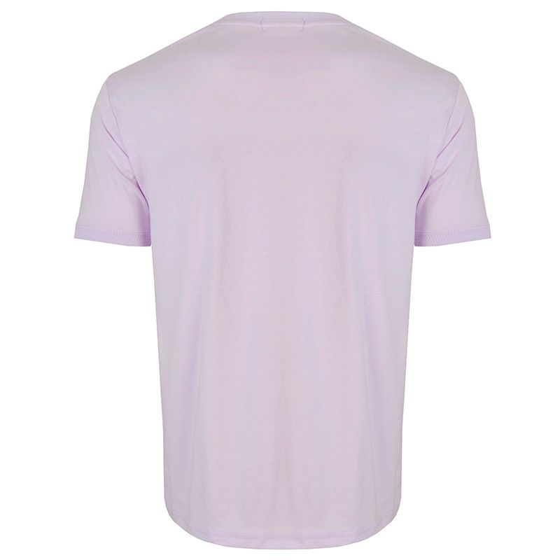 تی شرت آستین کوتاه مردانه مدل 347024326 نخی رنگ یاسی -  - 2