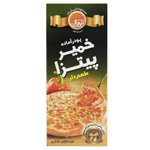 پودر آماده خمیر پیتزا طعم دار تردک مقدار 500 گرم