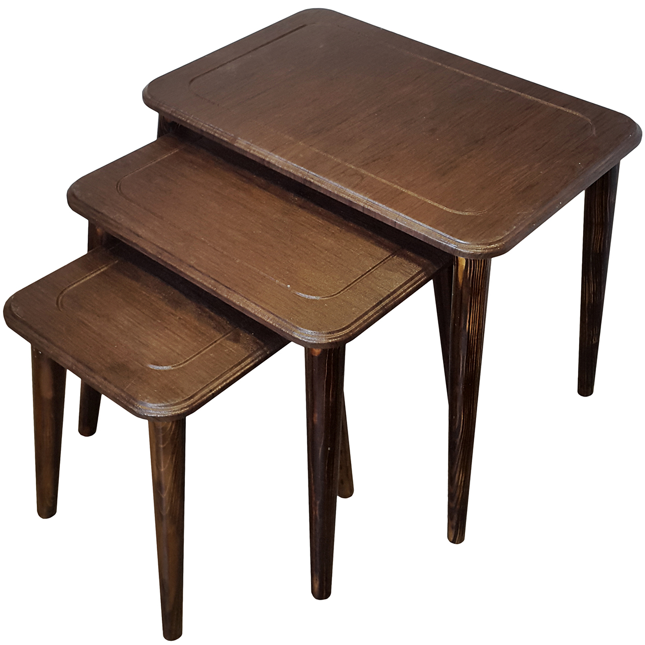 میز عسلی آمیتیس مدل CTYSB03 مجموعه 3 عددی