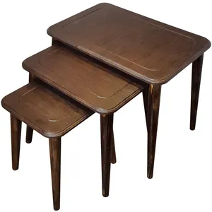 میز عسلی آمیتیس مدل CTYSB03 مجموعه 3 عددی