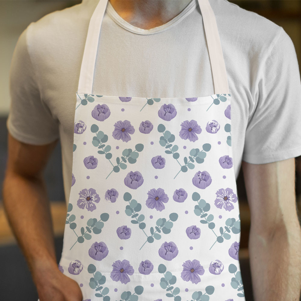 پیش بند آشپزخانه طرح گلدار مدل F2PI1029