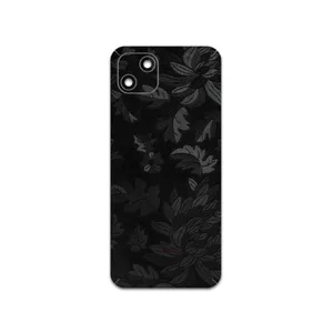 MAHOOT Black-Wildflower Cover Sticker for Wiko T10