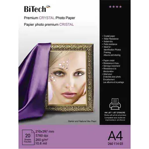 BiTech Premium CRYSTAL Photo Paper A4 pack of 20