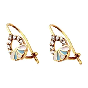 گوشواره طلا 18 عیارگالری آمانژ مدل D325