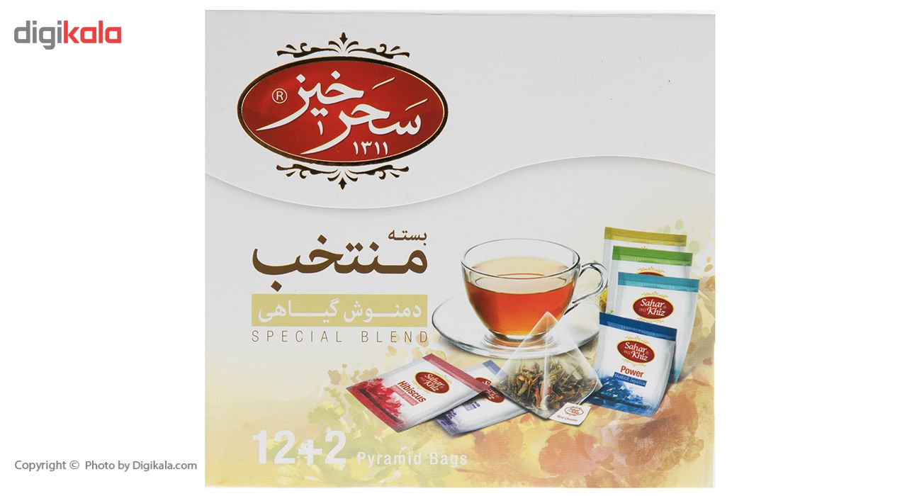 دمنوش کیسه ای منتخب سحرخیز بسته 14 عددی main 1 2