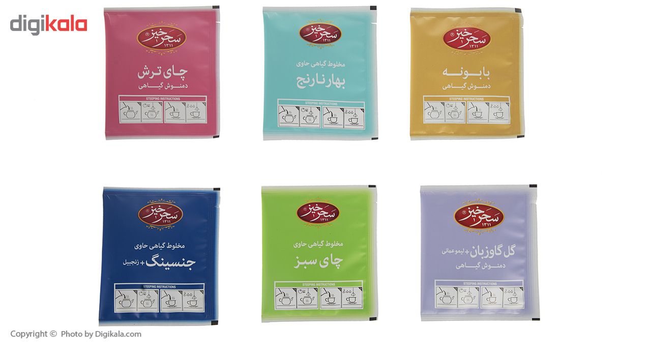 دمنوش کیسه ای منتخب سحرخیز بسته 14 عددی main 1 6