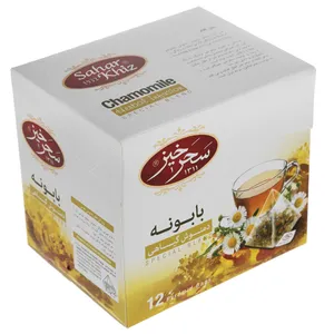 دمنوش کیسه ای هرمی بابونه سحرحیز بسته 12 عددی