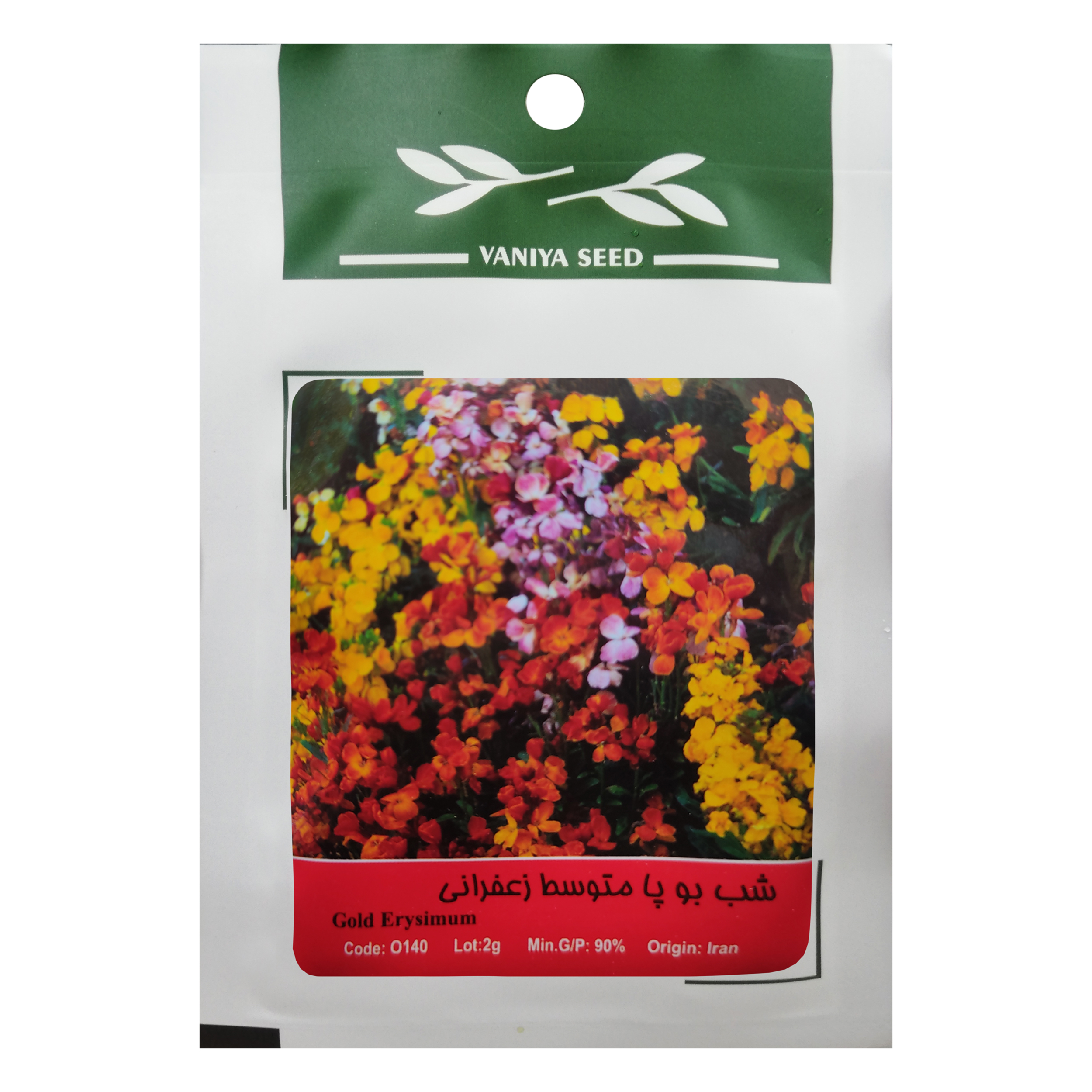 بذر گل شب بو پامتوسط زعفرانی وانیا سید مدل O140