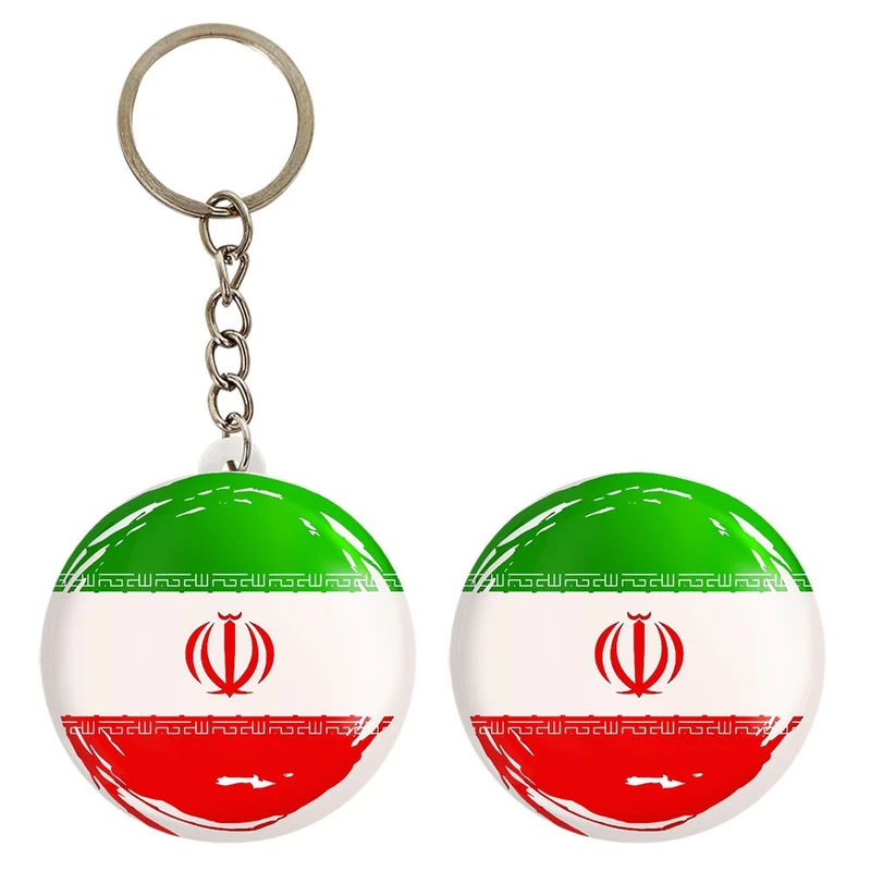 پیکسل خندالو مدل پرچم ایران کد 23938 به همراه جاکلیدی