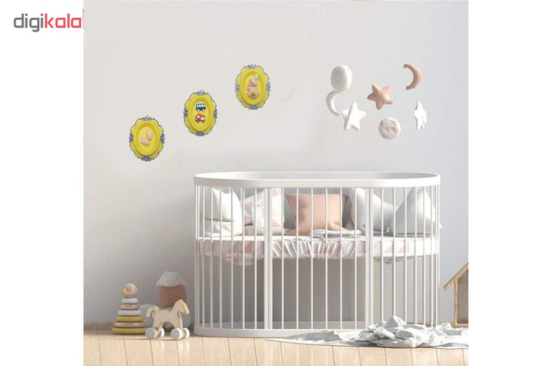 تابلو اتاق کودک طرح پسر بچه کدm504