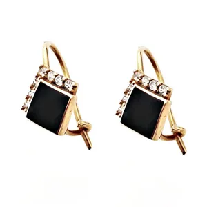 گوشواره طلا 18 عیارگالری آمانژ مدل D356